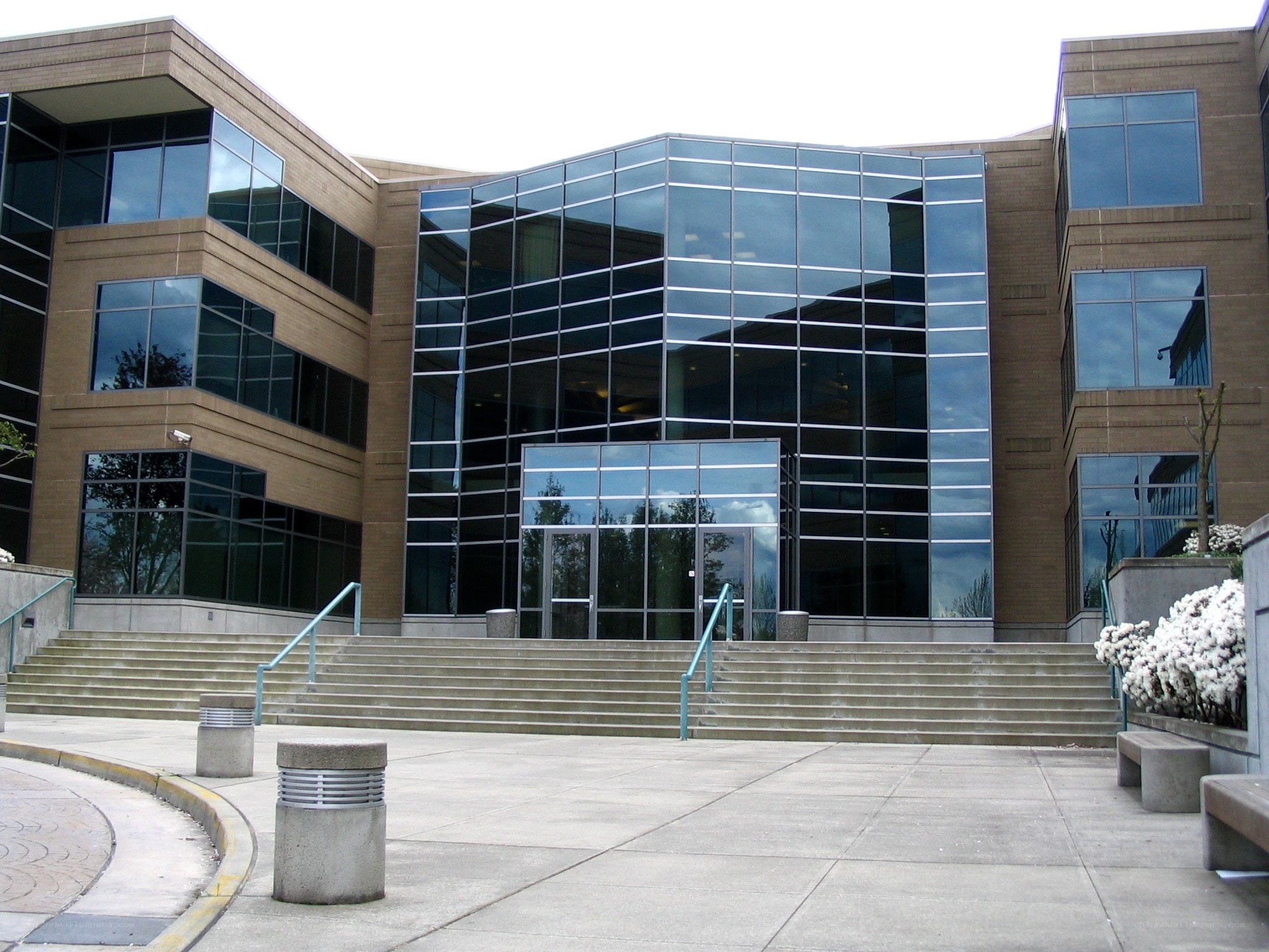 modern office building entrance