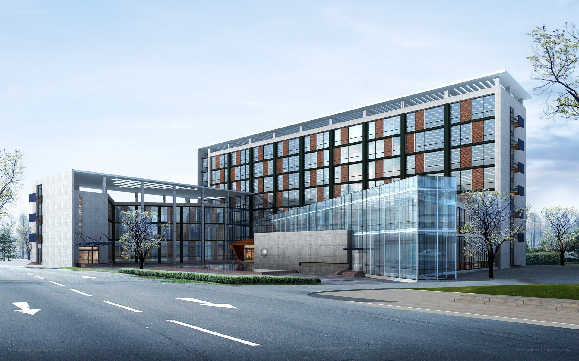 modern office building exterior