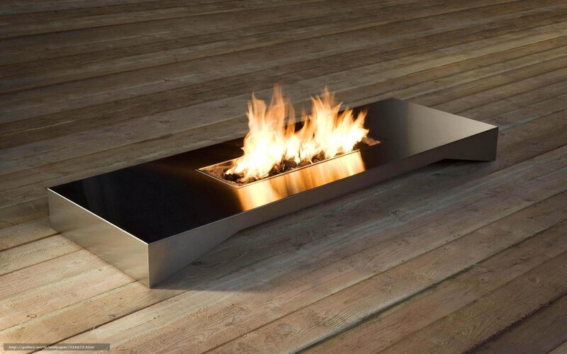 modern outdoor fire pit