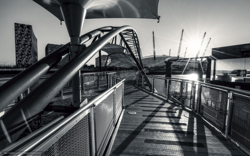 Modern Pedestrian Bridge