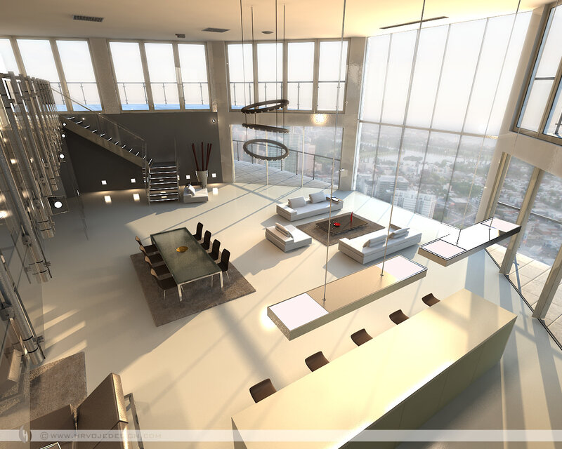 Modern Penthouse Interior