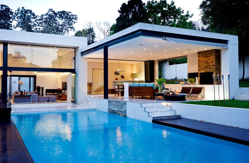 Modern Pool House