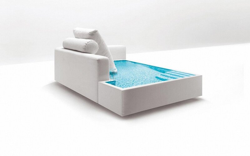 Modern pool sofa design