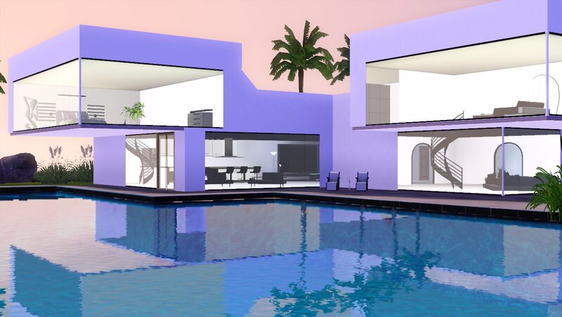 Modern Purple House