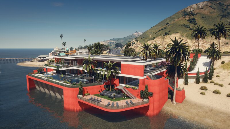 Modern Red House