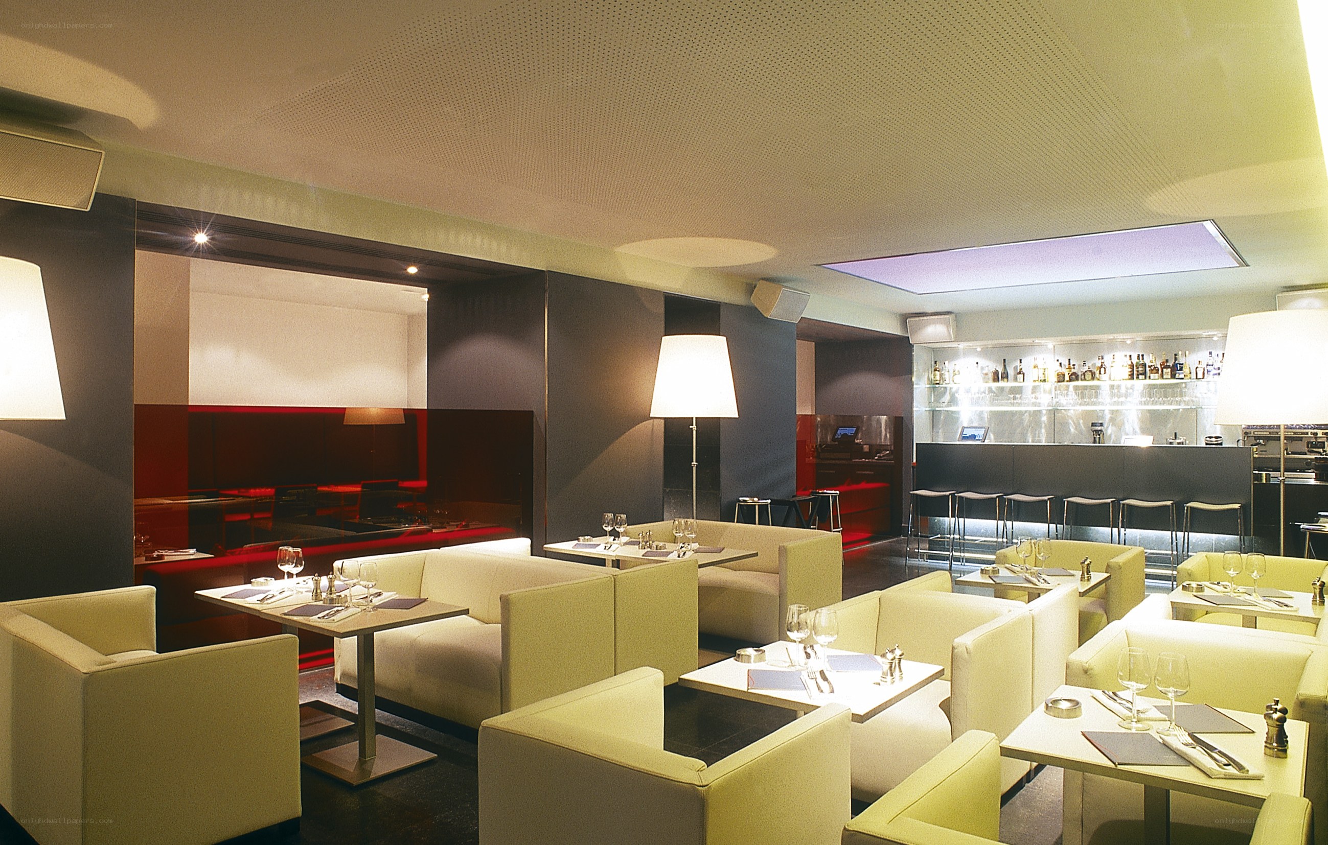 Modern restaurant interior