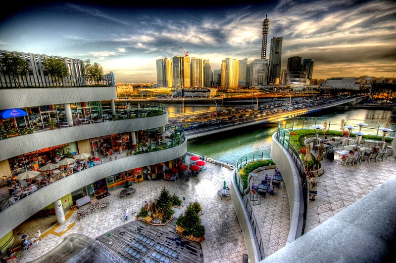 Modern Riverfront Complex