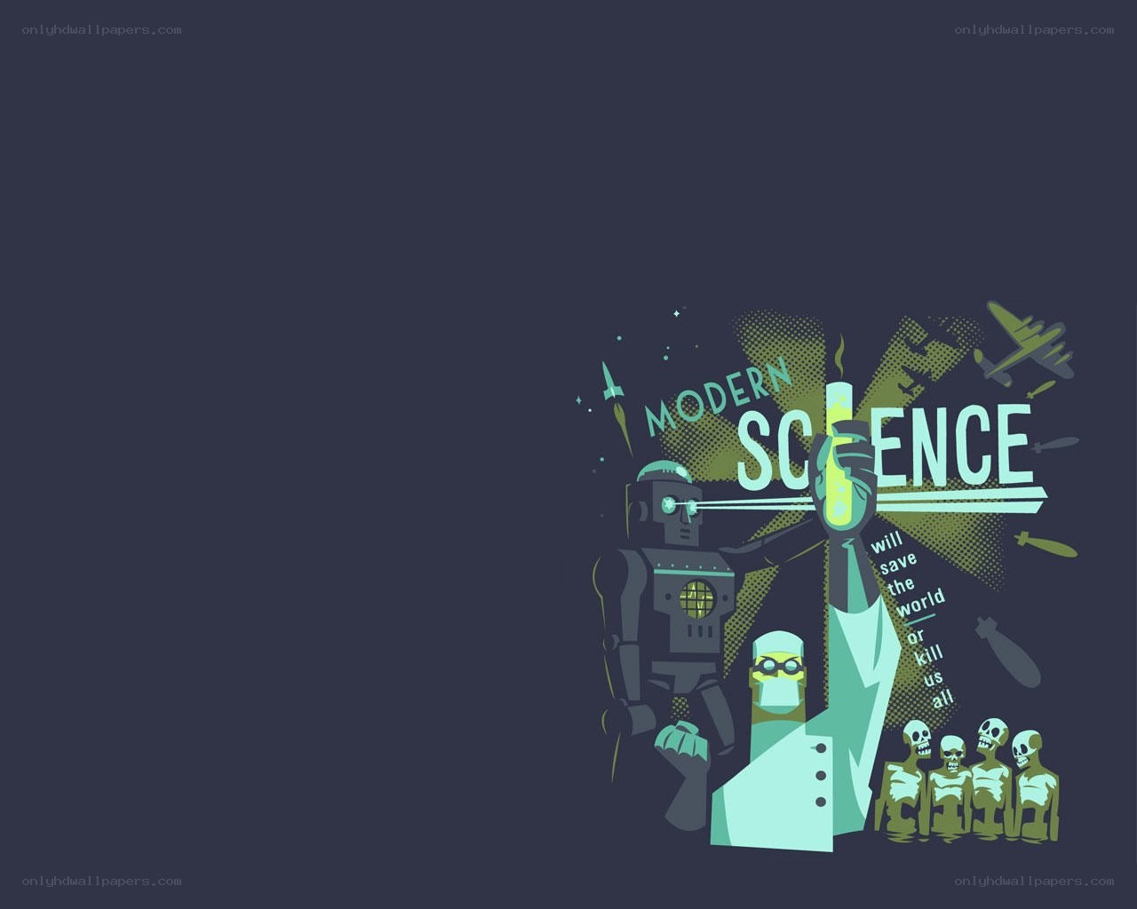 Modern Science Concept Art
