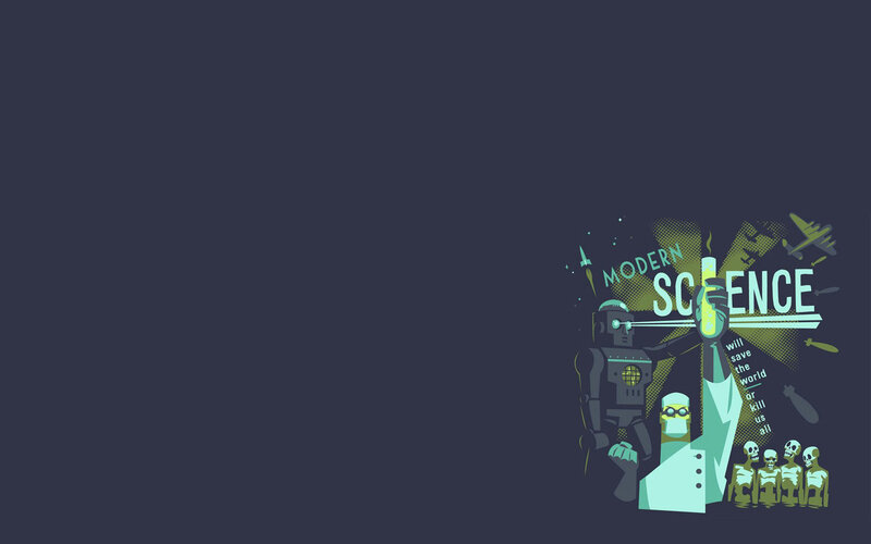Modern Science Illustration