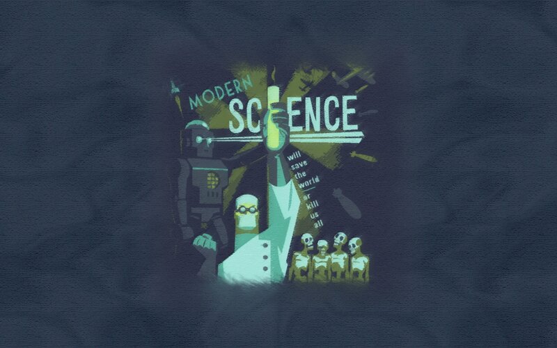 Modern Science Poster Art
