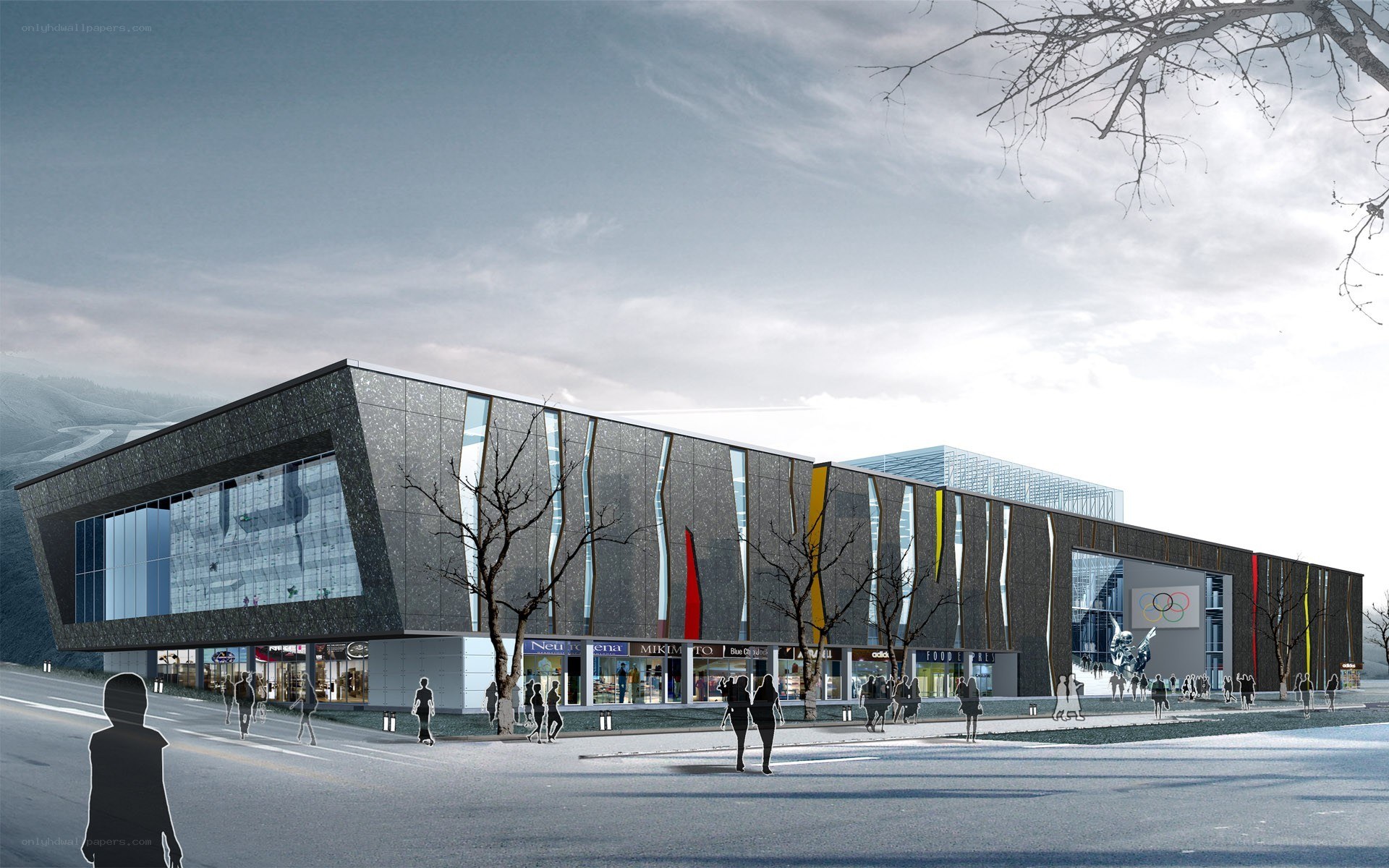 modern shopping complex design