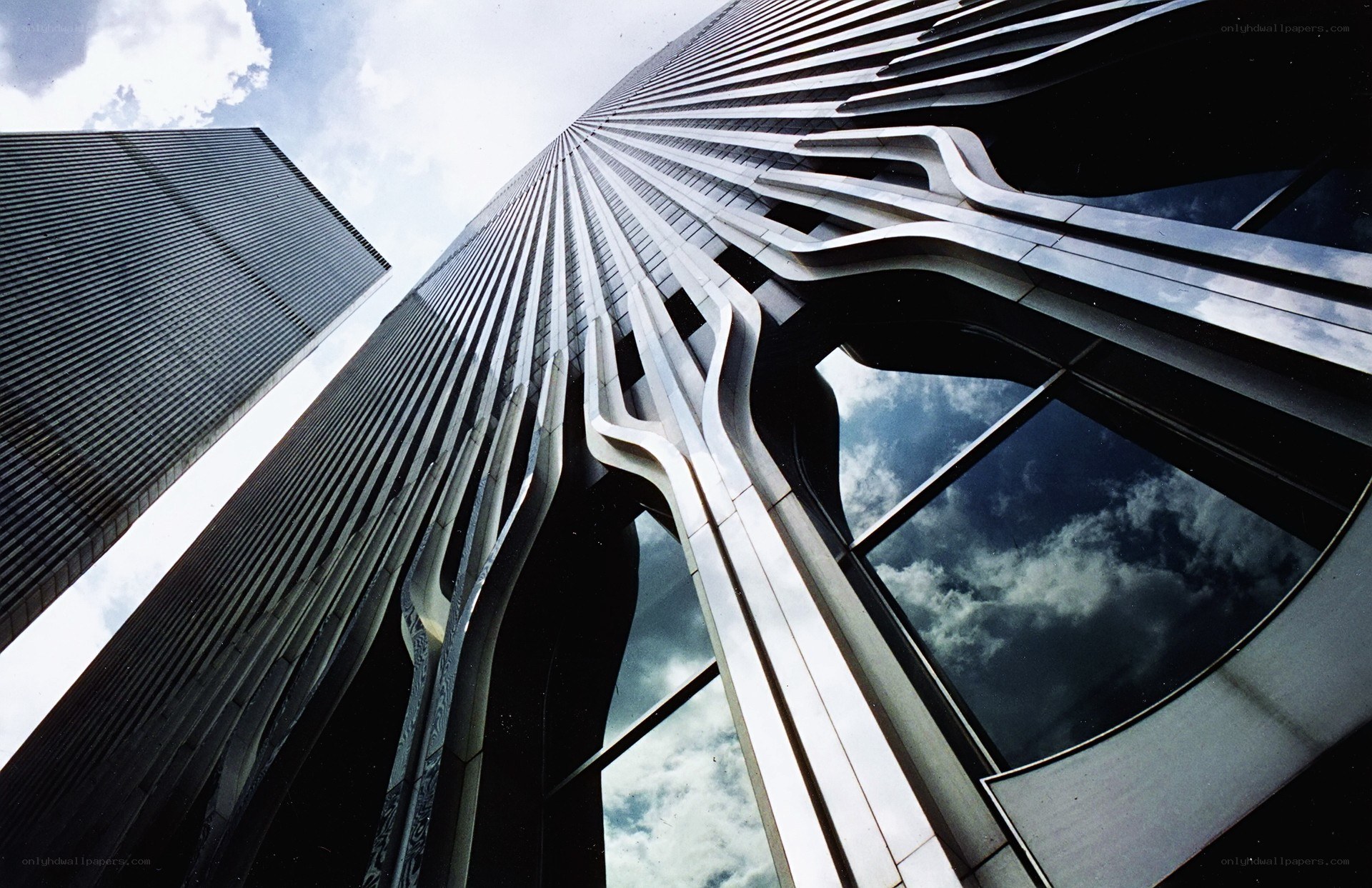 Modern skyscraper architecture