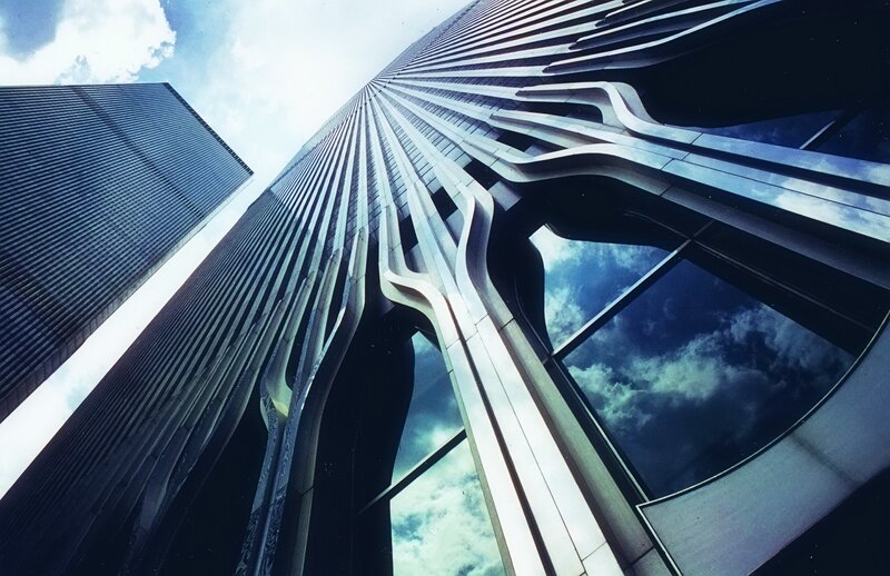 Modern skyscraper architecture