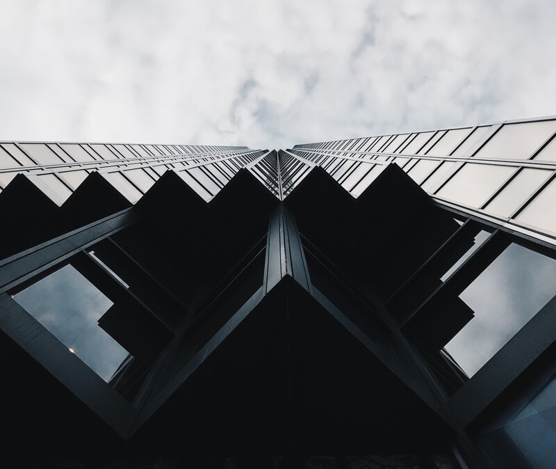 Modern Skyscraper — Black