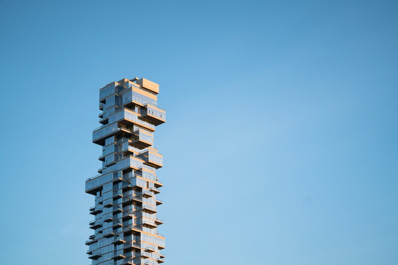 Modern Skyscraper — Blue