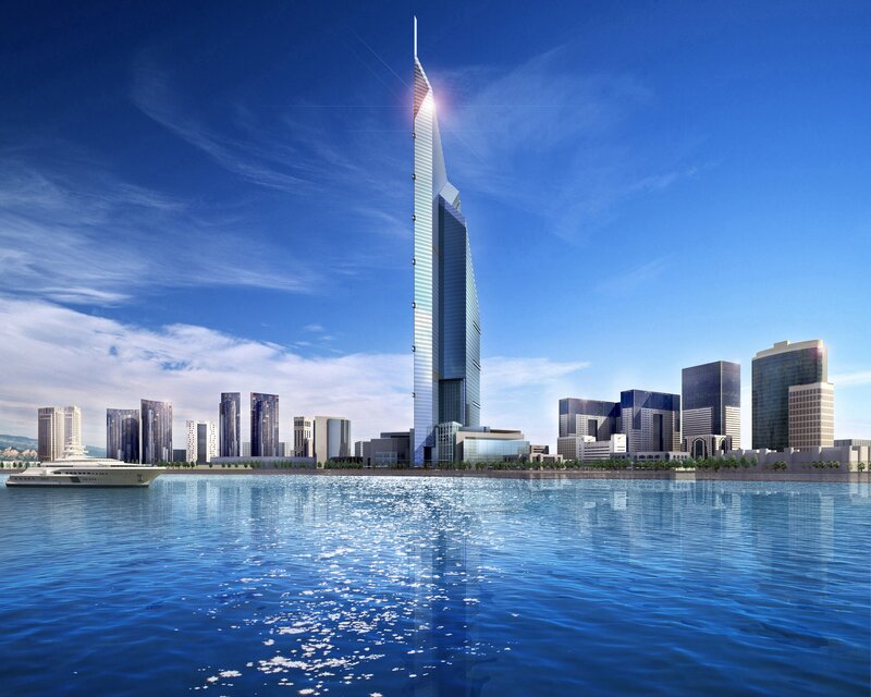 Modern skyscraper cityscape