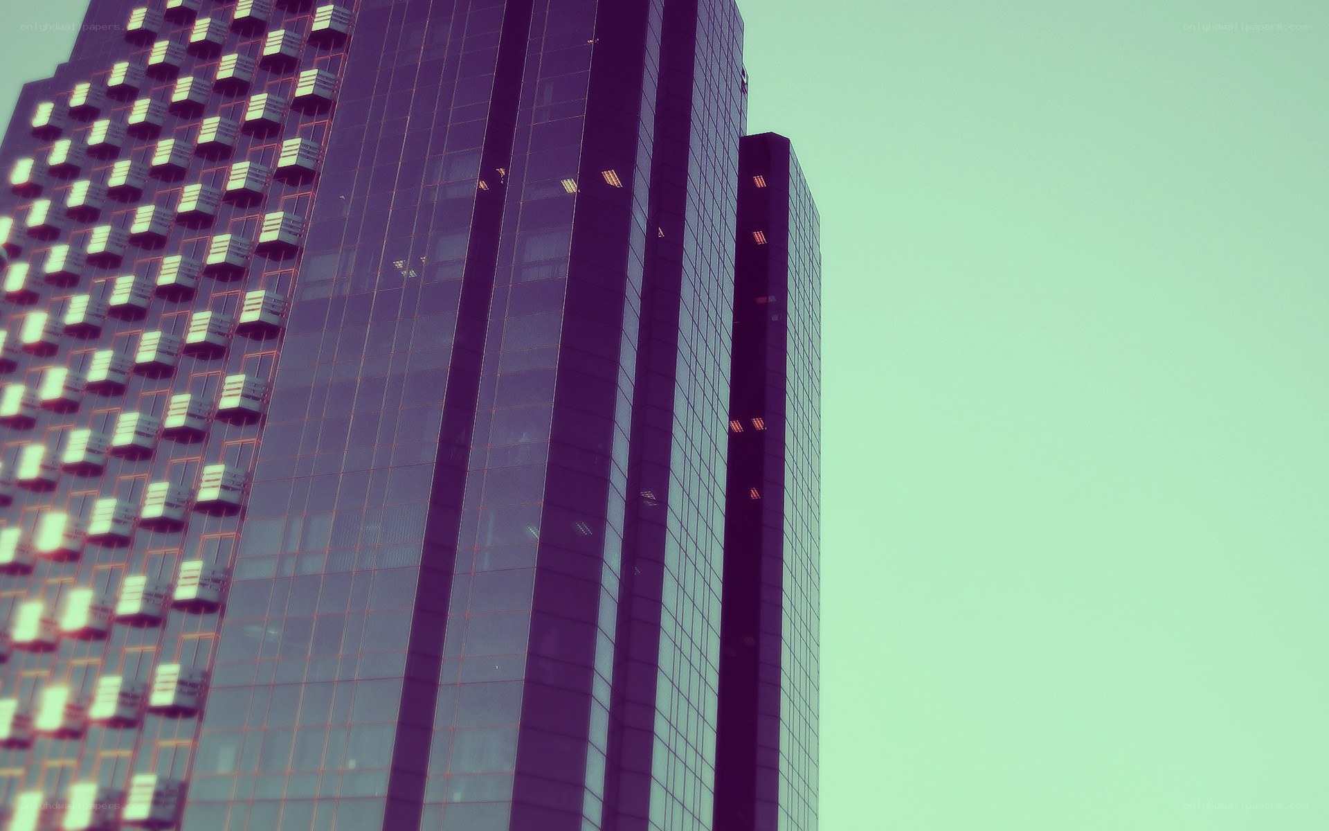 Modern skyscraper with glass facade