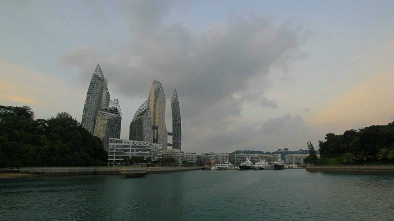 Modern Skyscrapers by Water