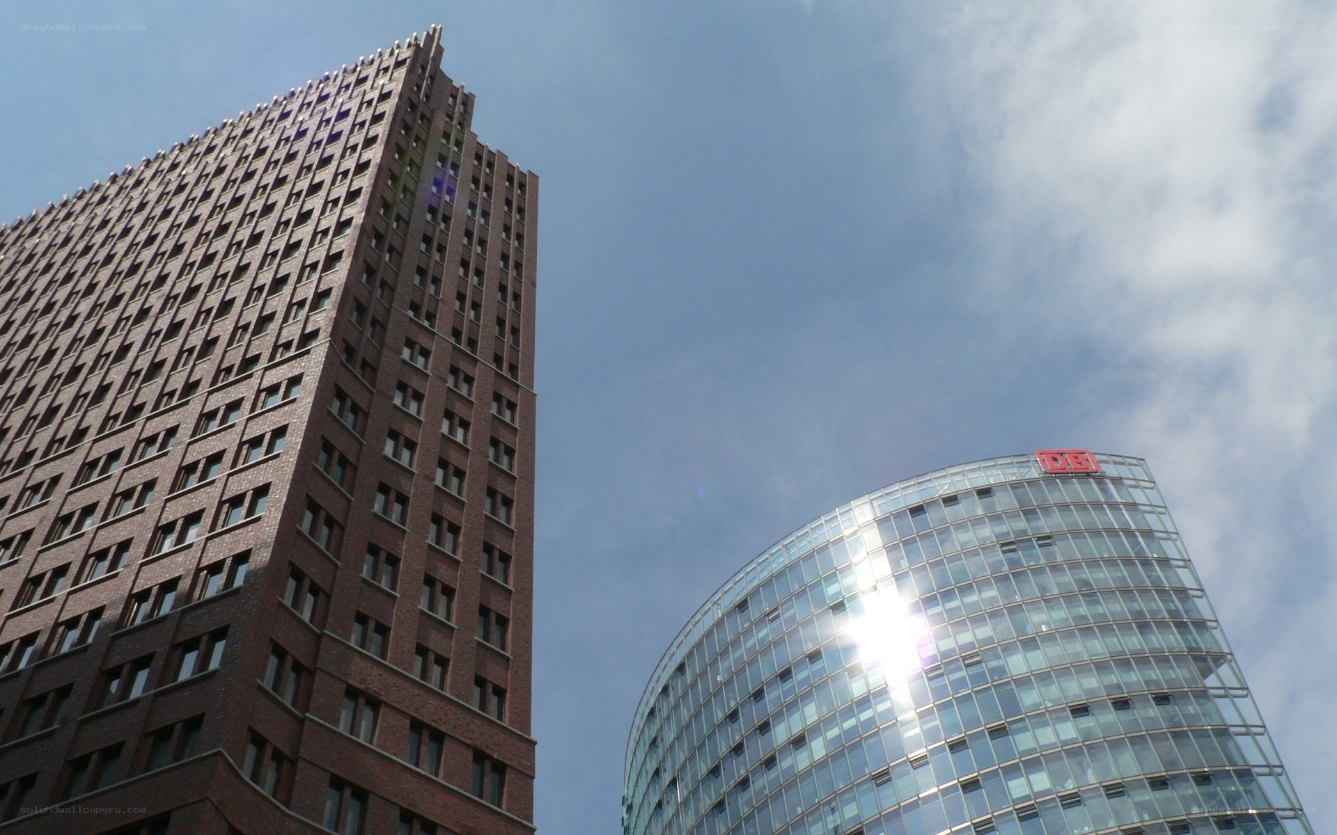 Modern skyscrapers in Berlin