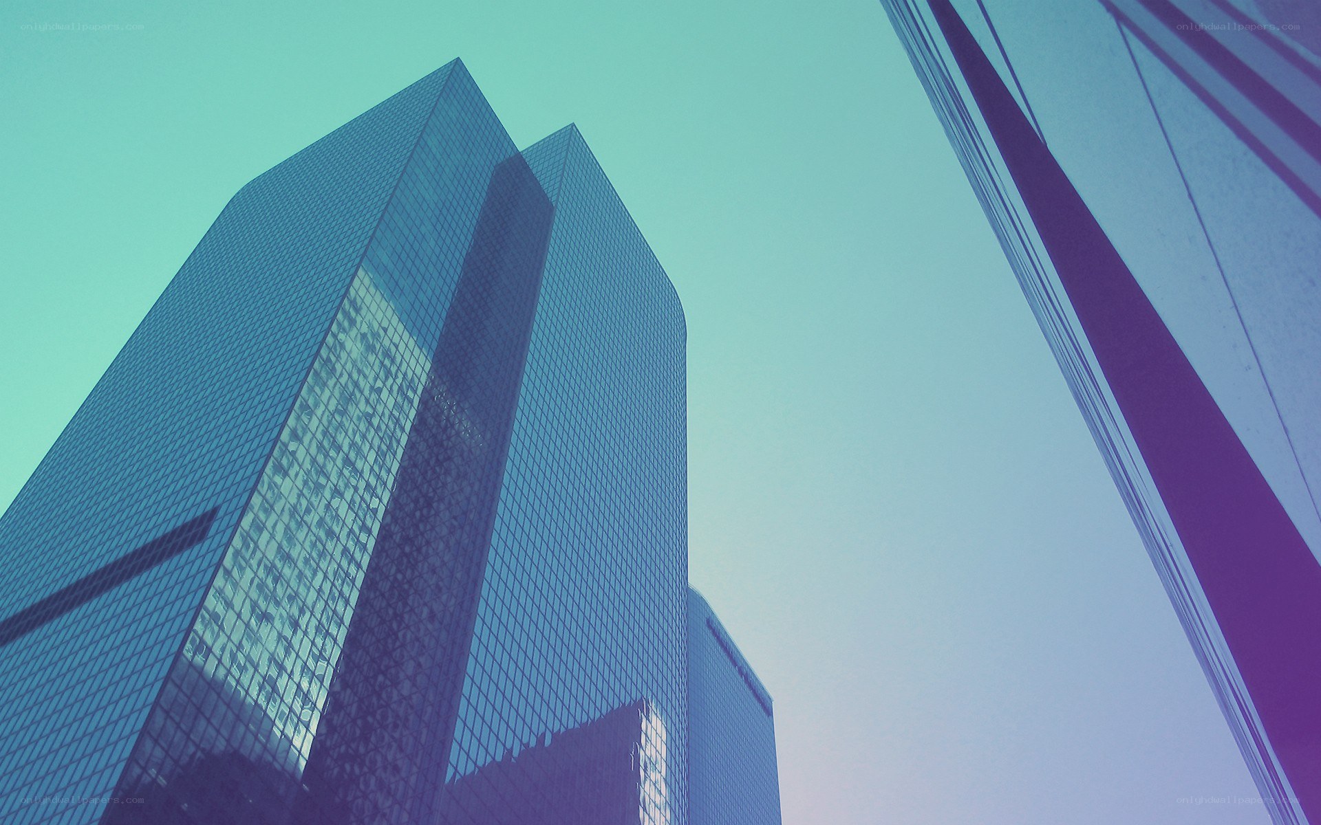 modern skyscrapers under a clear sky