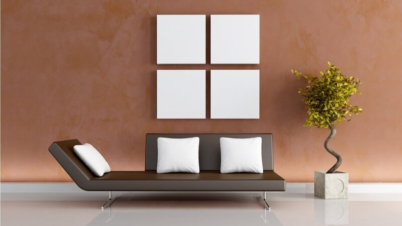 Modern Sofa with Pillows