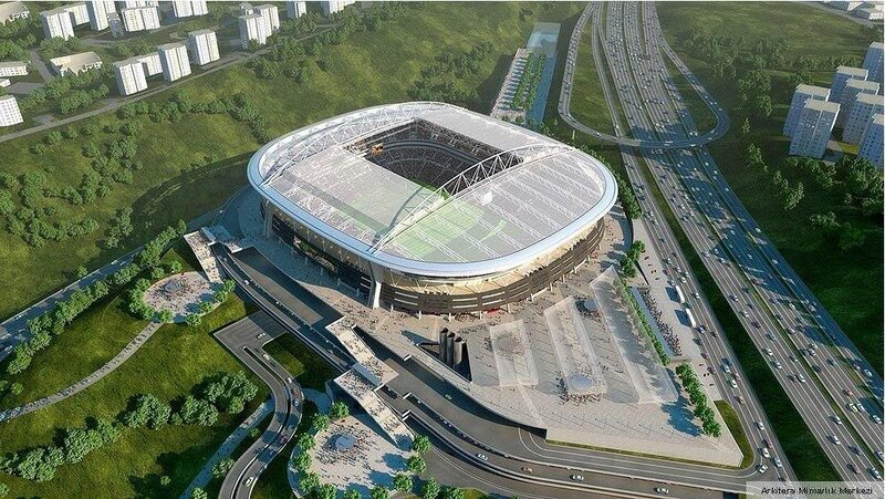 Modern Stadium Complex — Green, Neutral