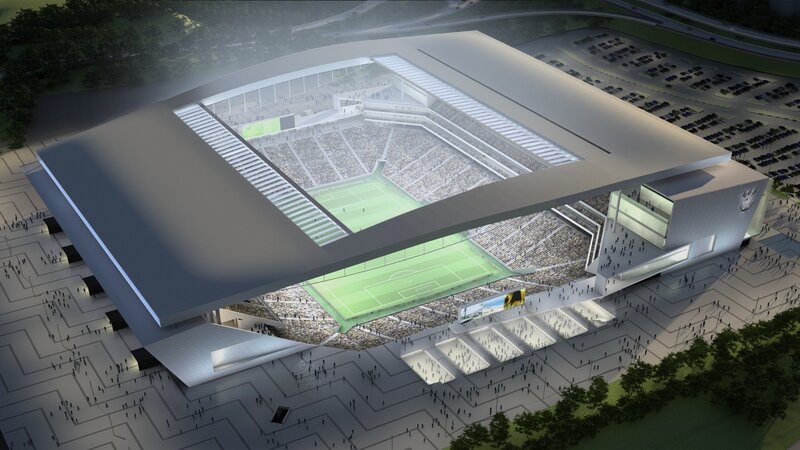 Modern Stadium Design — Gray