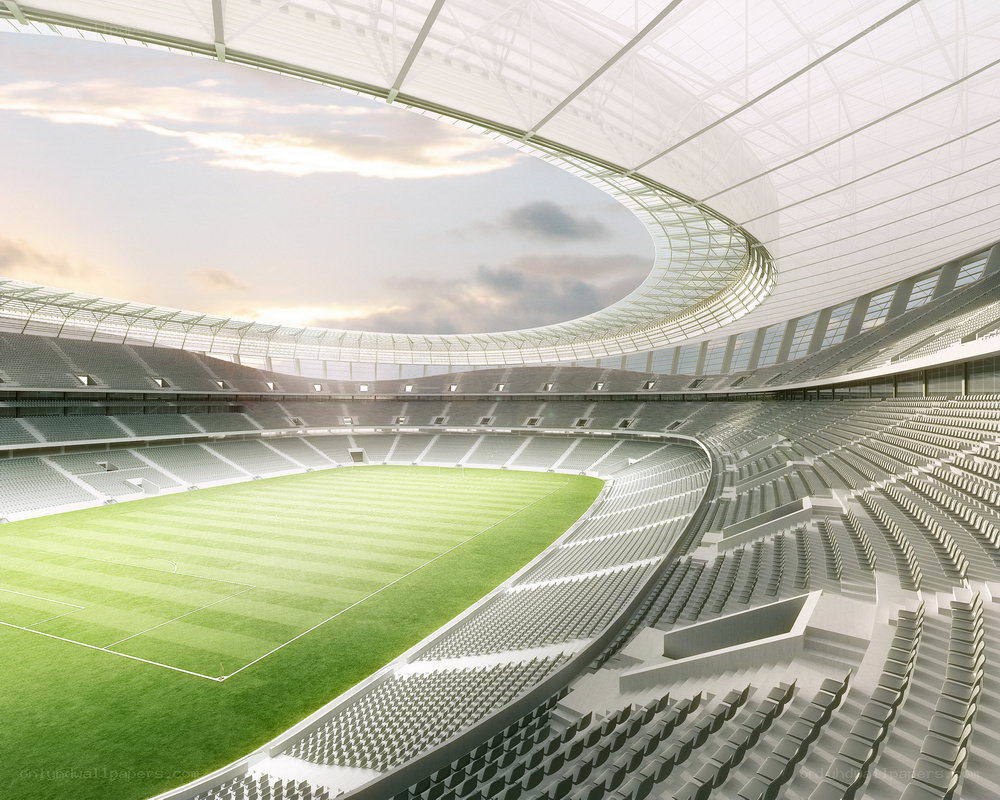modern stadium interior