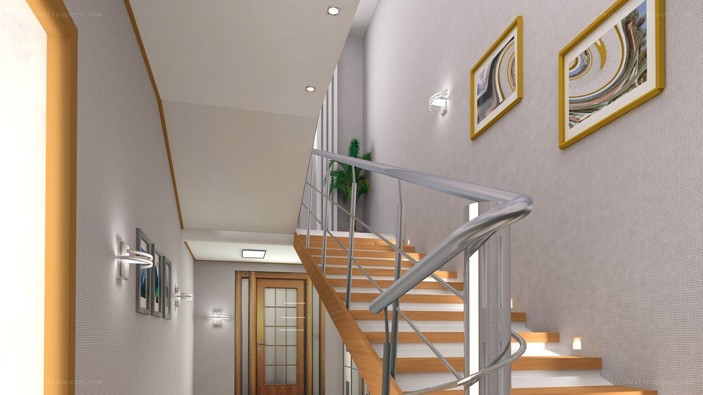 Modern staircase interior