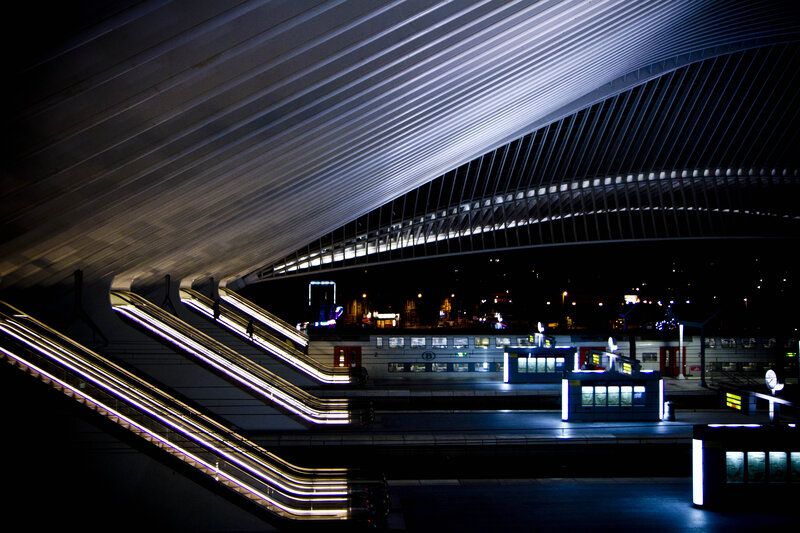 Modern Train Station
