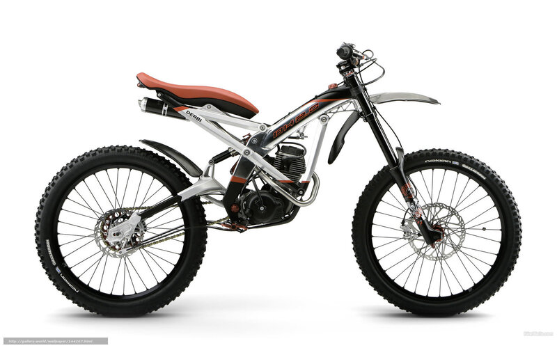modern trial motorcycle