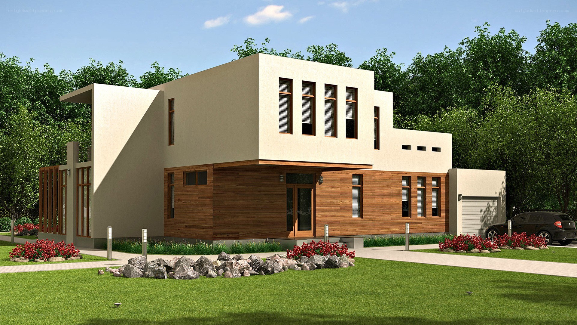 modern two-story house design