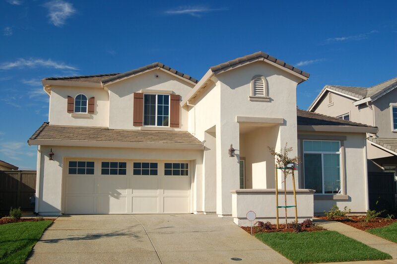 Modern two-story suburban home