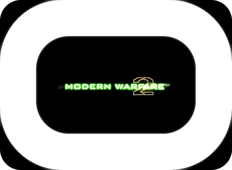 Modern Warfare 2 Logo — Black