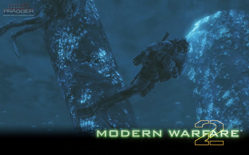 Modern Warfare 2 underwater scene