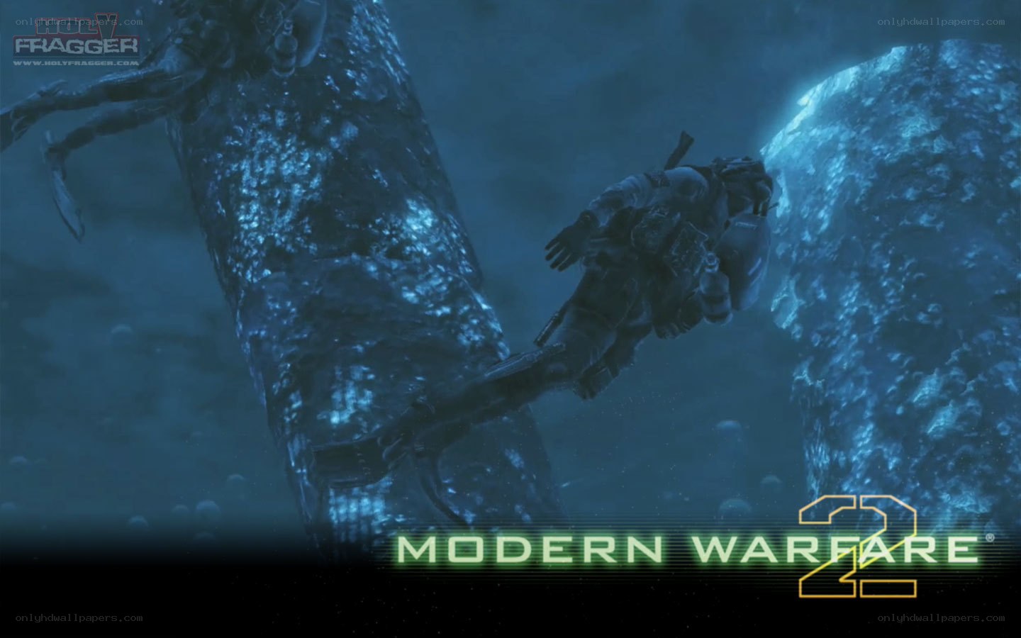 Modern Warfare 2 underwater scene