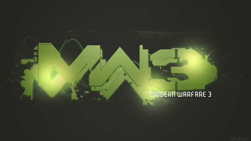 Modern Warfare 3 Logo — Green