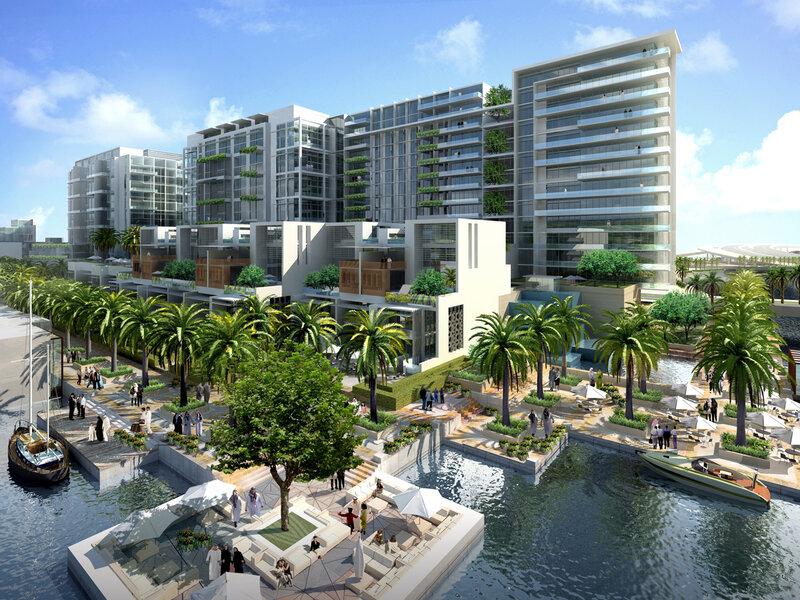Modern Waterfront Complex