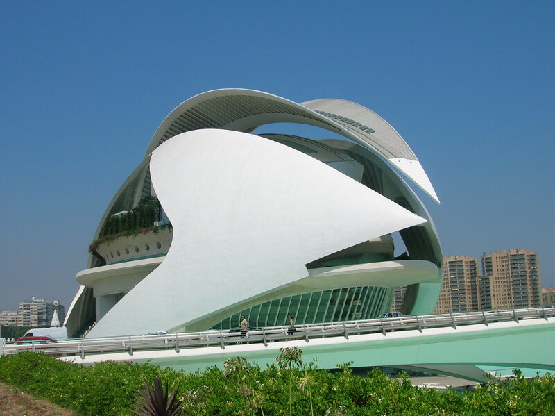 modern white architectural structure