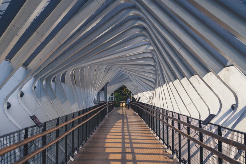 Modern White Bridge