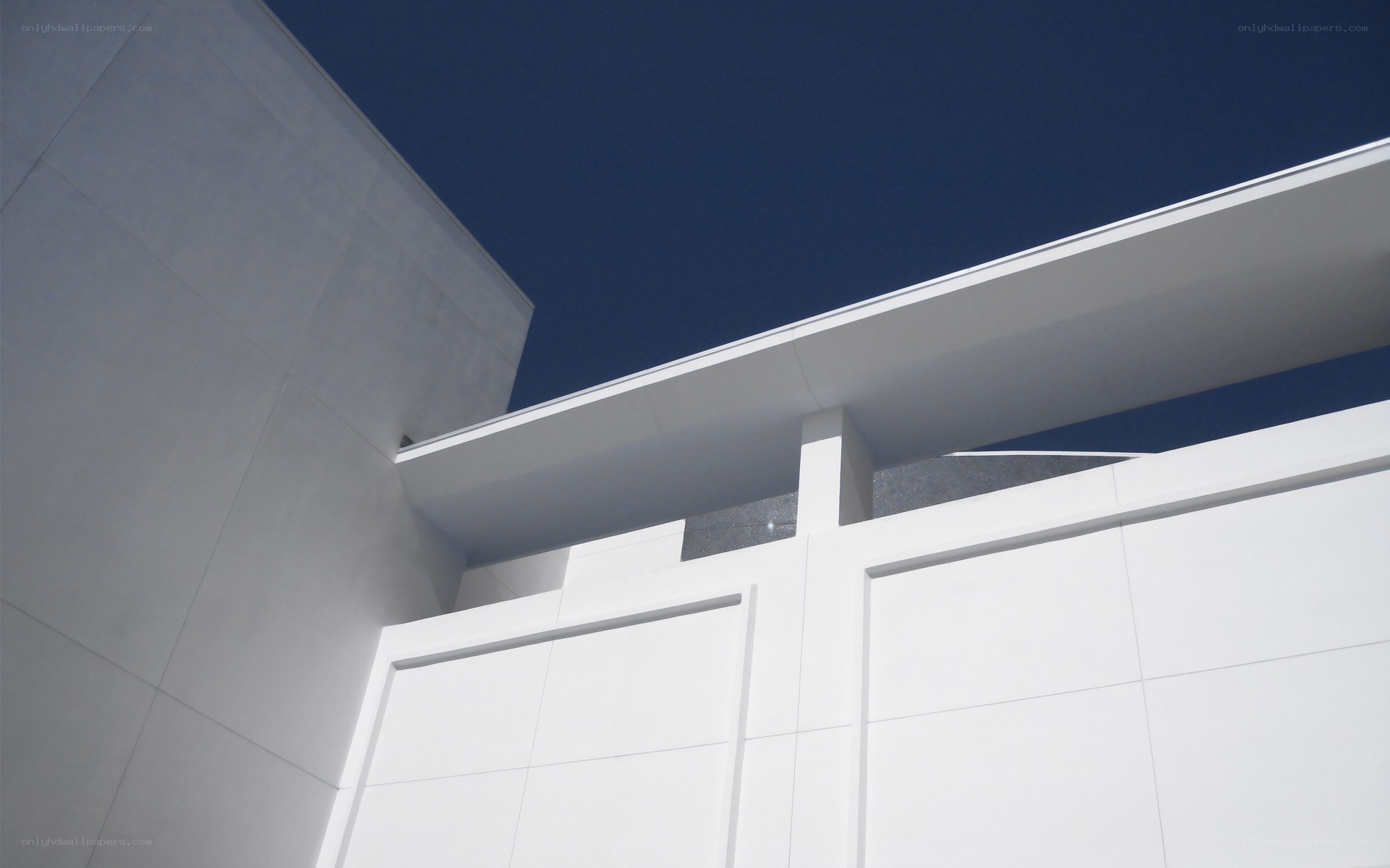 modern white building architecture