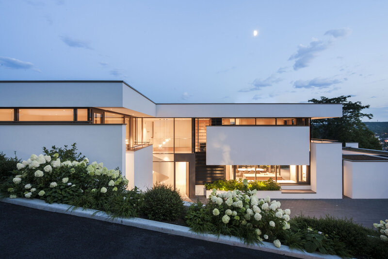 Modern White House — Serene, Night