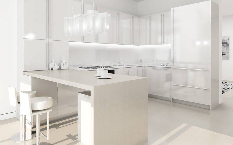 Modern White Kitchen