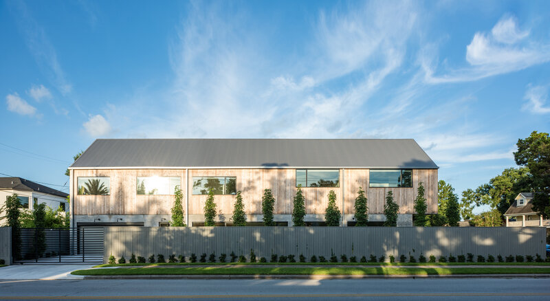 Modern Wooden House — Blue