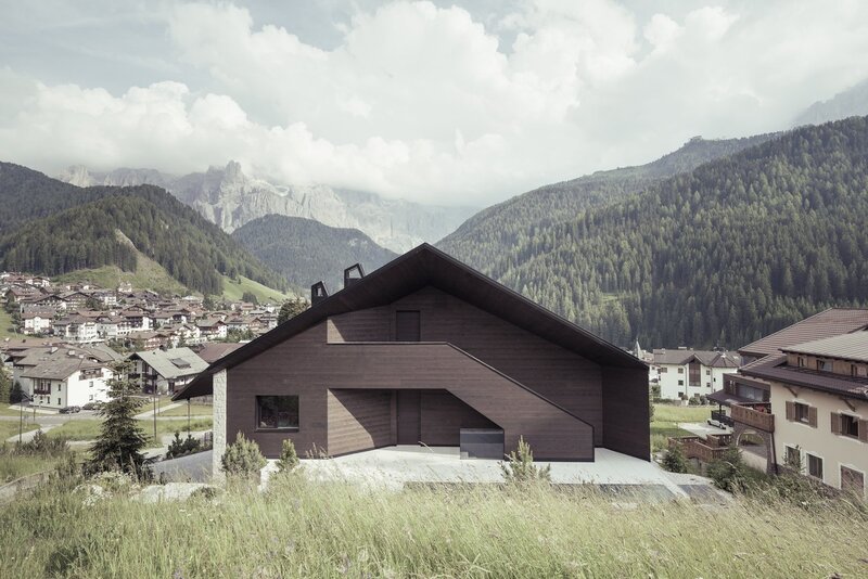 Modern Wooden House — Brown, Serene, Afternoon
