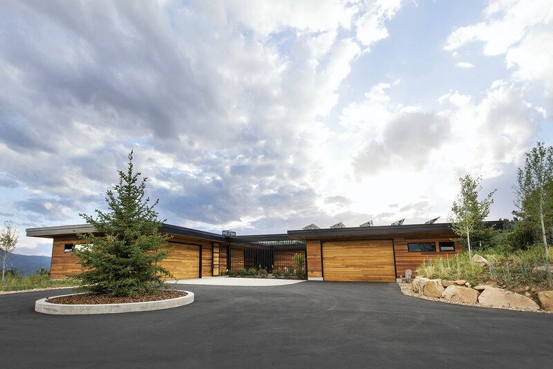 Modern Wooden House — Brown
