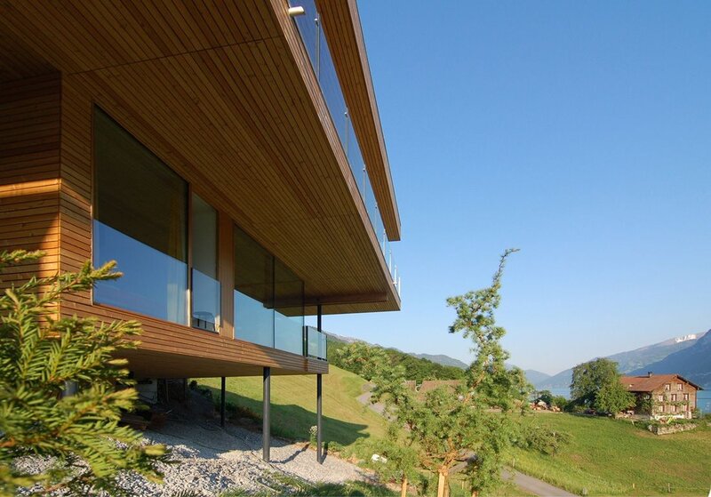 Modern Wooden House