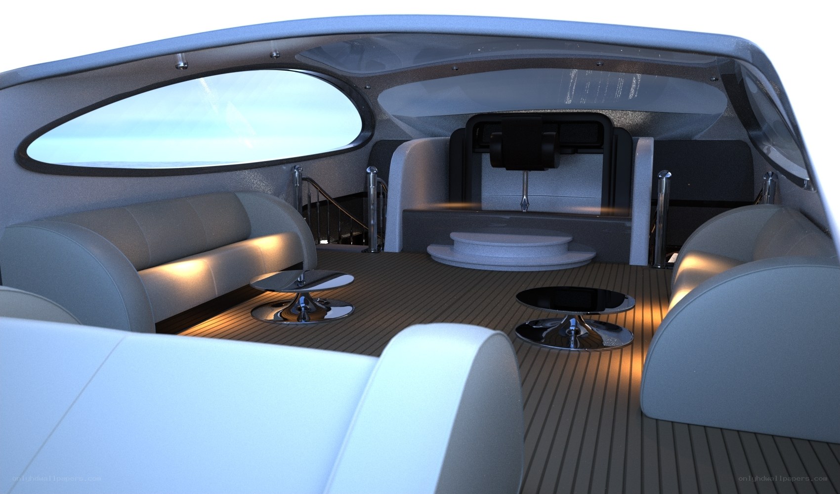 Modern yacht interior design