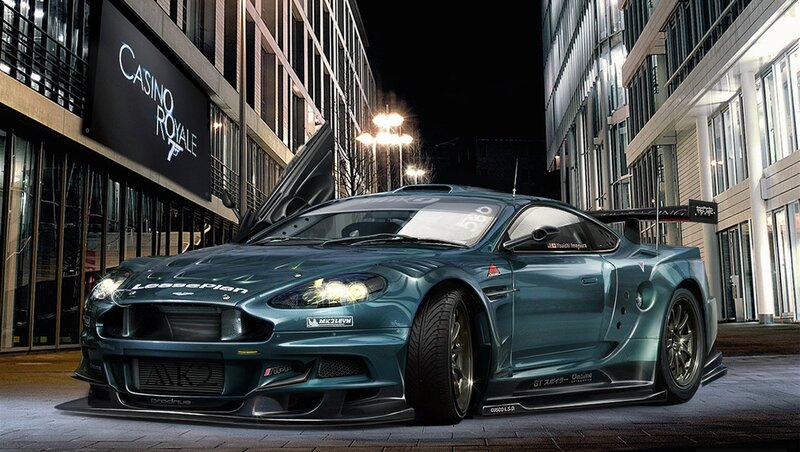 Modified Aston Martin Race Car
