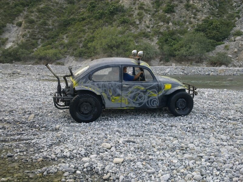 Modified Beetle Car — Gray